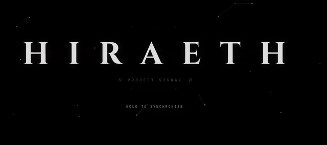 Hiraeth, an interactive web experience
