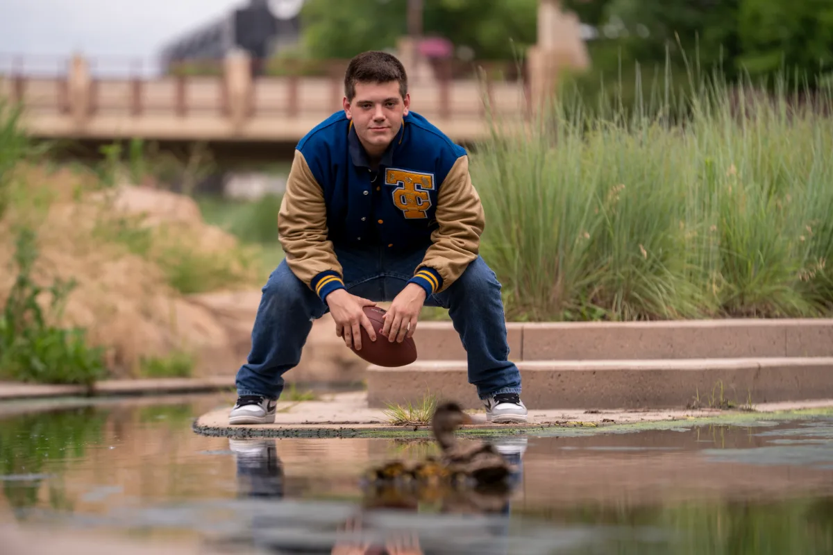 Senior portrait session in Lincoln, Nebraska
