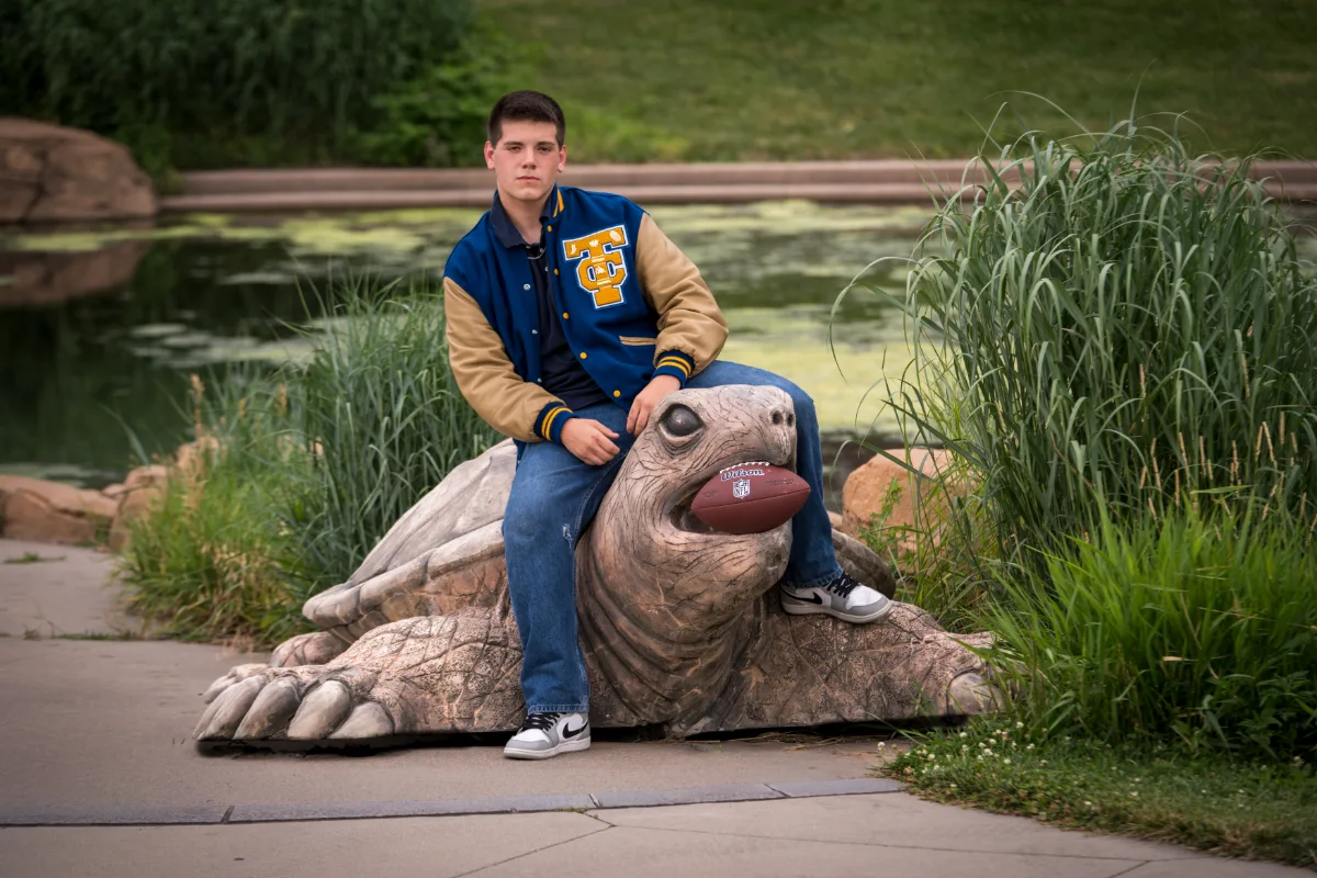 Senior portrait session in Lincoln, Nebraska