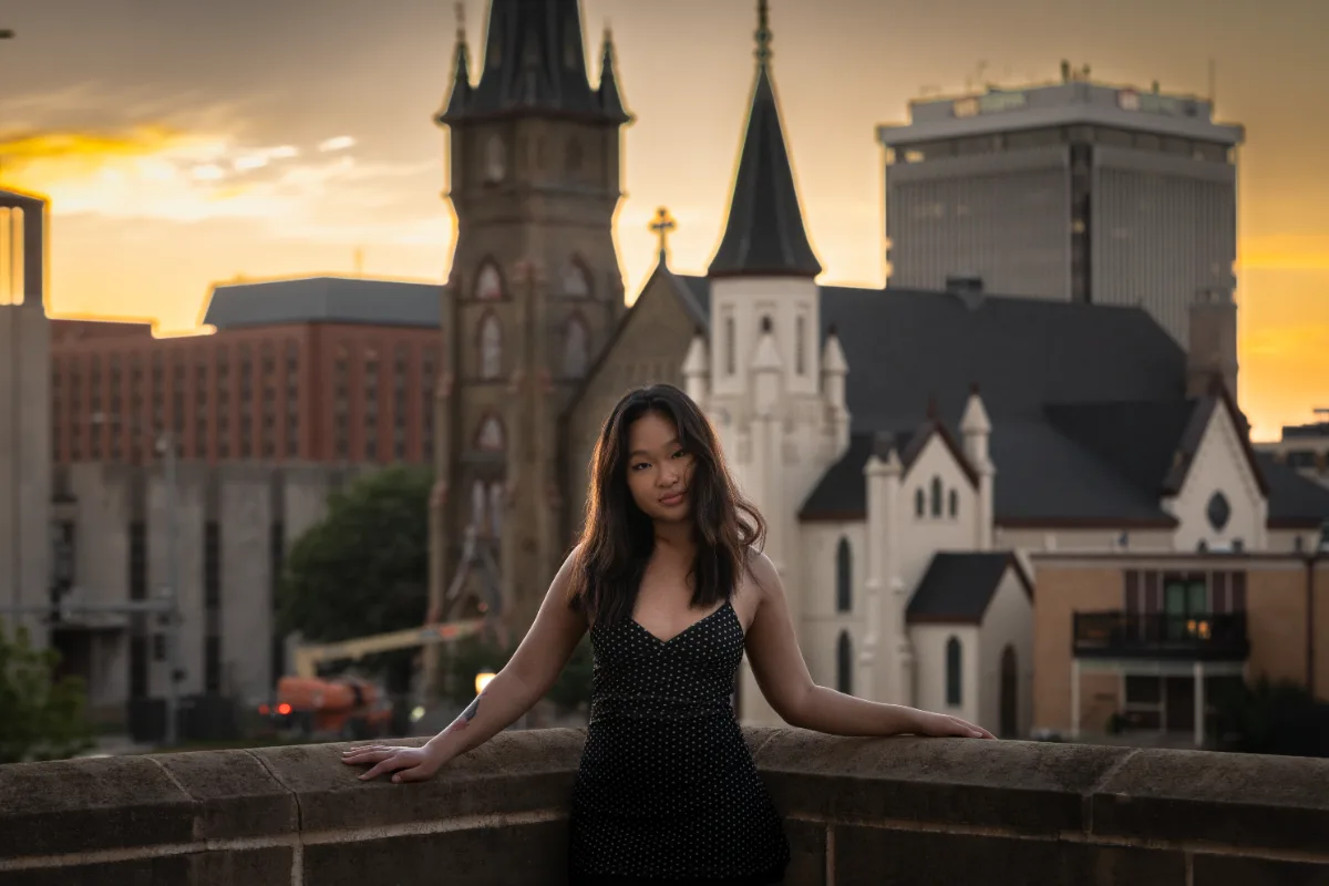 Senior portrait session in Lincoln, Nebraska